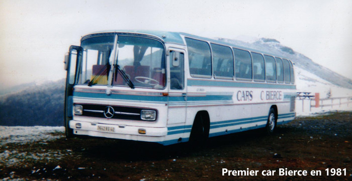Premier car Bierce en 1981